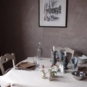 Chemin de table non tissé de lin 0,40x5m 100% compostable
