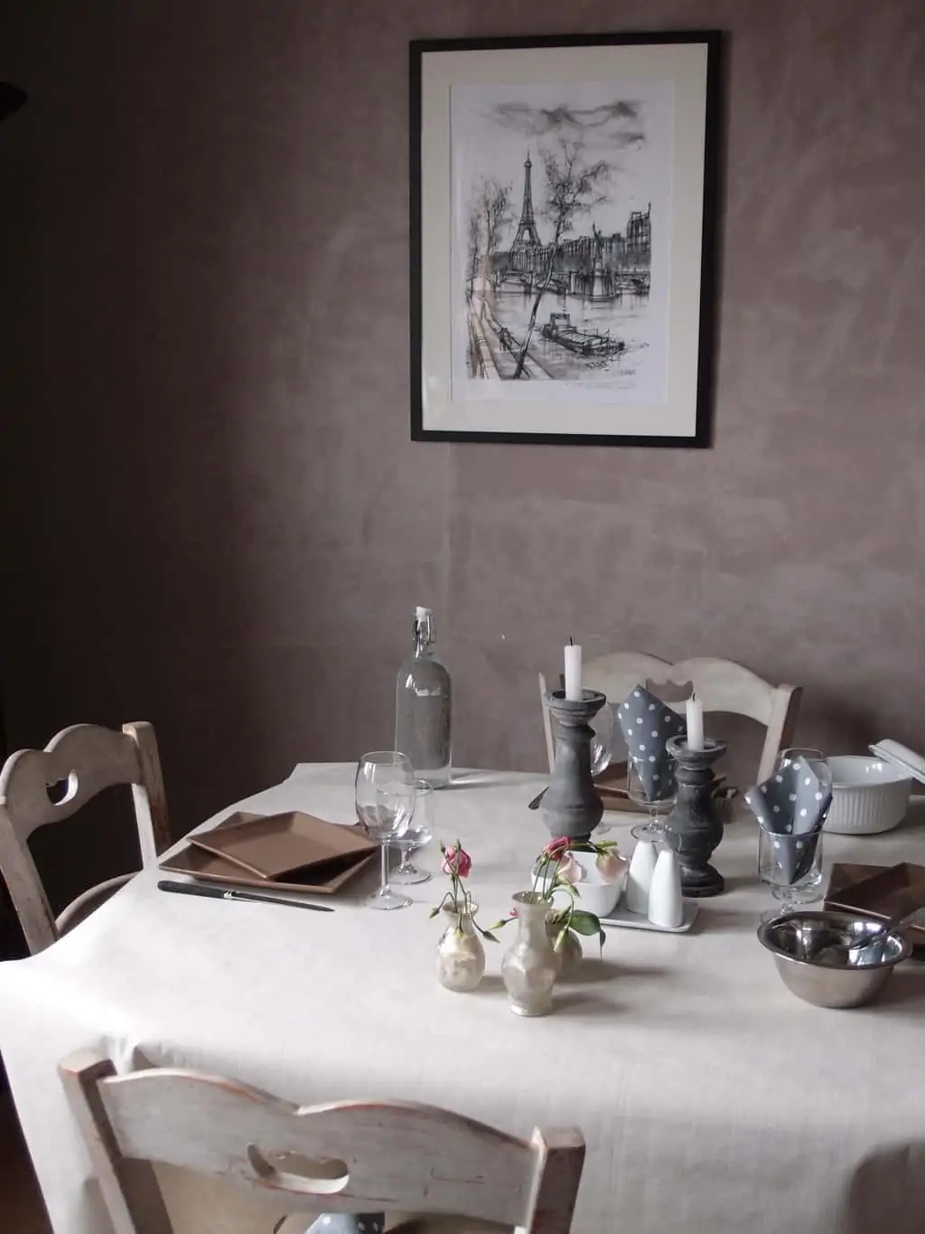 Chemin de table non tissé de lin 0,40x5m 100% compostable